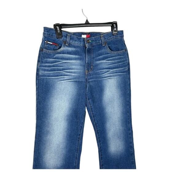 Tommy Hilfiger Y2K Vintage Straight Leg “Hip Jeans” | Light/Medium Wash Size 13 - Picture 3 of 14